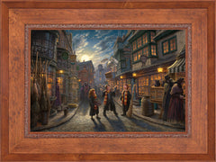 Harry Potter™ Diagon Alley™ Wall Art by Thomas Kinkade Studios Standard Number Canvas 18" x 27" Rustic Andalucian
