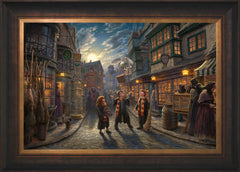 Harry Potter™ Diagon Alley™ Wall Art by Thomas Kinkade Studios Standard Number Canvas 18" x 27" Estate Bronze