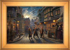 Harry Potter™ Diagon Alley™ Wall Art by Thomas Kinkade Studios Standard Number Canvas 18" x 27" Gallery Gold