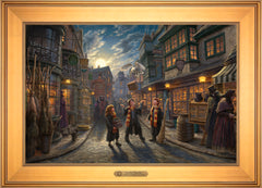 Harry Potter™ Diagon Alley™ Wall Art by Thomas Kinkade Studios Estate Edition Canvas 18" x 27" Gallery Gold