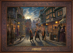 Harry Potter™ Diagon Alley™ Wall Art by Thomas Kinkade Studios Estate Edition Canvas 18" x 27" Gallery Bronze
