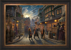 Harry Potter™ Diagon Alley™ Wall Art by Thomas Kinkade Studios Standard Number Canvas 24" x 36" Estate Bronze