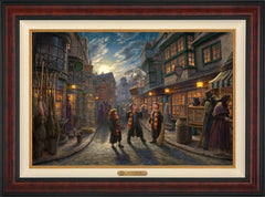 Harry Potter™ Diagon Alley™ Wall Art by Thomas Kinkade Studios Estate Edition Canvas 24" x 36" Gallery Burl