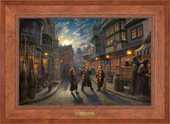 Harry Potter™ Diagon Alley™ Wall Art by Thomas Kinkade Studios Estate Edition Canvas 24" x 36" Rustic Andalucian