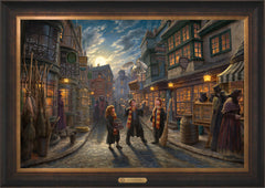 Harry Potter™ Diagon Alley™ Wall Art by Thomas Kinkade Studios Estate Edition Canvas 24" x 36" Estate Bronze