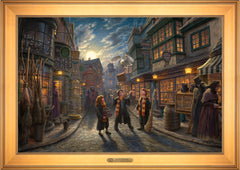 Harry Potter™ Diagon Alley™ Wall Art by Thomas Kinkade Studios Estate Edition Canvas 24" x 36" Gallery Gold
