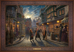 Harry Potter™ Diagon Alley™ Wall Art by Thomas Kinkade Studios Estate Edition Canvas 24" x 36" Gallery Bronze
