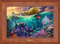 Disney Ursula Wall Art by Thomas Kinkade Studios Estate Edition Canvas 24" x 36" Rustic Andalucian