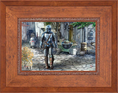 The Mandalorian™ - A Welcome Sight Wall Art by Thomas Kinkade Studios Standard Number Canvas 12" x 18" Rustic Andalucian