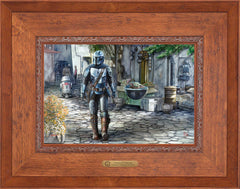 The Mandalorian™ - A Welcome Sight Wall Art by Thomas Kinkade Studios Estate Edition Canvas 12" x 18" Rustic Andalucian