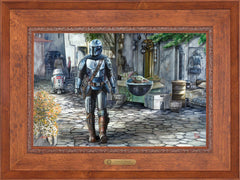 The Mandalorian™ - A Welcome Sight Wall Art by Thomas Kinkade Studios Estate Edition Canvas 18" x 27" Rustic Andalucian