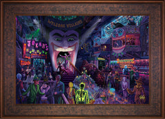 The Joker's™ Ball Wall Art by Zac Kinkade Standard Number Canvas 18" x 27" Gallery Bronze