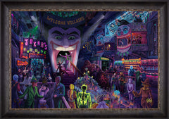 The Joker's™ Ball Wall Art by Zac Kinkade Standard Number Canvas 24" x 36" Cabernet