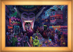 The Joker's™ Ball Wall Art by Zac Kinkade Standard Number Canvas 24" x 36" Gallery Gold