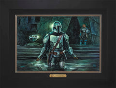 The Mandalorian™ - This is the Way Wall Art by Thomas Kinkade Studios Estate Edition Canvas 12" x 18" Modern Black