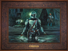 The Mandalorian™ - This is the Way Wall Art by Thomas Kinkade Studios Estate Edition Canvas 12" x 18" Gallery Bronze