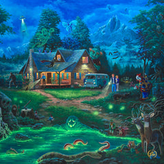 A Supernatural Retreat Wall Art by Zac Kinkade Canvas Gallery Wrap 14" x 14" Unframed