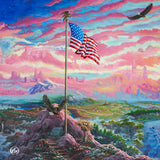 From Sea to Shining Sea Wall Art by Zac Kinkade Canvas Gallery Wrap 14" x 14" Unframed