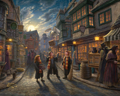 Harry Potter™ Diagon Alley™ Wall Art by Thomas Kinkade Studios Canvas Gallery Wrap 8" x 10" Unframed