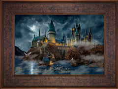 Harry Potter™ Hogwarts™ Castle Wall Art by Thomas Kinkade Studios Standard Number Canvas 12" x 18" Gallery Bronze