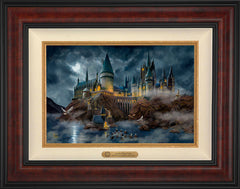 Harry Potter™ Hogwarts™ Castle Wall Art by Thomas Kinkade Studios Estate Edition Canvas 12" x 18" Gallery Burl