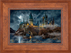 Harry Potter™ Hogwarts™ Castle Wall Art by Thomas Kinkade Studios Standard Number Canvas 18" x 27" Rustic Andalucian