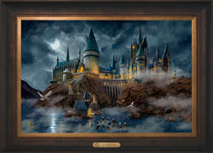 Harry Potter™ Hogwarts™ Castle Wall Art by Thomas Kinkade Studios Estate Edition Canvas 18" x 27" Estate Bronze