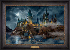 Harry Potter™ Hogwarts™ Castle Wall Art by Thomas Kinkade Studios Estate Edition Canvas 18" x 27" Cabernet