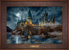 Harry Potter™ Hogwarts™ Castle Wall Art by Thomas Kinkade Studios Estate Edition Canvas 18" x 27" Gallery Bronze
