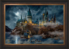 Harry Potter™ Hogwarts™ Castle Wall Art by Thomas Kinkade Studios Standard Number Canvas 24" x 36" Estate Bronze