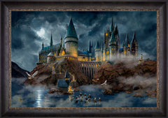 Harry Potter™ Hogwarts™ Castle Wall Art by Thomas Kinkade Studios Standard Number Canvas 24" x 36" Cabernet
