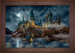 Harry Potter™ Hogwarts™ Castle Wall Art by Thomas Kinkade Studios Standard Number Canvas 24" x 36" Gallery Bronze