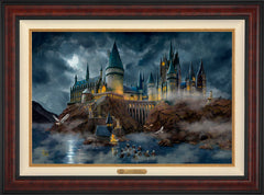 Harry Potter™ Hogwarts™ Castle Wall Art by Thomas Kinkade Studios Estate Edition Canvas 24" x 36" Gallery Burl