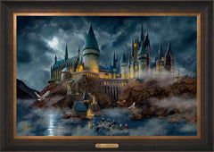 Harry Potter™ Hogwarts™ Castle Wall Art by Thomas Kinkade Studios Estate Edition Canvas 24" x 36" Estate Bronze