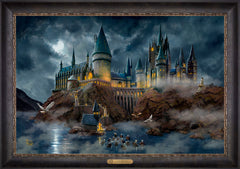 Harry Potter™ Hogwarts™ Castle Wall Art by Thomas Kinkade Studios Estate Edition Canvas 24" x 36" Cabernet