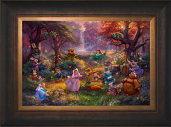 Disney Robin Hood Wall Art by Thomas Kinkade Studios Standard Number Canvas 12" x 18" Estate Bronze