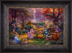 Disney Robin Hood Wall Art by Thomas Kinkade Studios Standard Number Canvas 12" x 18" Cabernet