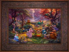 Disney Robin Hood Wall Art by Thomas Kinkade Studios Standard Number Canvas 12" x 18" Gallery Bronze