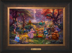 Disney Robin Hood Wall Art by Thomas Kinkade Studios Estate Edition Canvas 12" x 18" Estate Bronze