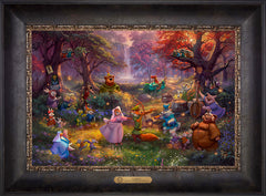 Disney Robin Hood Wall Art by Thomas Kinkade Studios Estate Edition Canvas 12" x 18" Cabernet