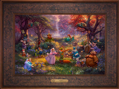 Disney Robin Hood Wall Art by Thomas Kinkade Studios Estate Edition Canvas 12" x 18" Gallery Bronze