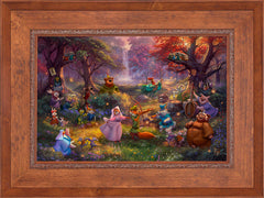 Disney Robin Hood Wall Art by Thomas Kinkade Studios Standard Number Canvas 18" x 27" Rustic Andalucian