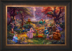 Disney Robin Hood Wall Art by Thomas Kinkade Studios Standard Number Canvas 18" x 27" Estate Bronze