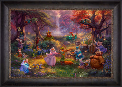Disney Robin Hood Wall Art by Thomas Kinkade Studios Standard Number Canvas 18" x 27" Cabernet
