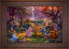 Disney Robin Hood Wall Art by Thomas Kinkade Studios Standard Number Canvas 18" x 27" Gallery Bronze