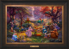 Disney Robin Hood Wall Art by Thomas Kinkade Studios Estate Edition Canvas 18" x 27" Estate Bronze
