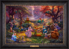 Disney Robin Hood Wall Art by Thomas Kinkade Studios Estate Edition Canvas 18" x 27" Cabernet