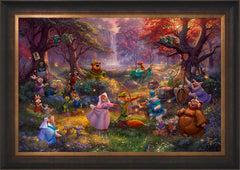 Disney Robin Hood Wall Art by Thomas Kinkade Studios Standard Number Canvas 24" x 36" Estate Bronze