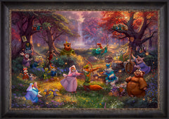 Disney Robin Hood Wall Art by Thomas Kinkade Studios Standard Number Canvas 24" x 36" Cabernet