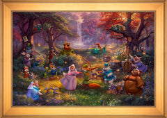 Disney Robin Hood Wall Art by Thomas Kinkade Studios Standard Number Canvas 24" x 36" Gallery Gold